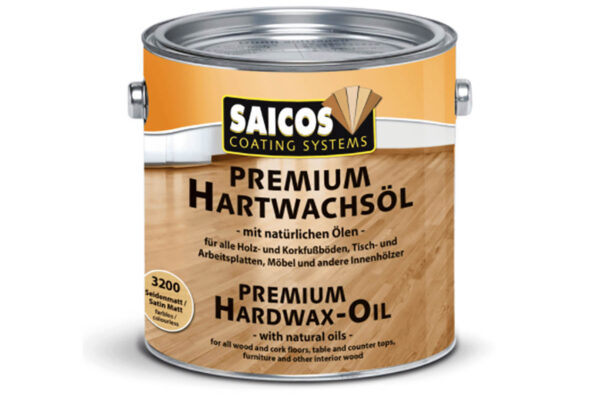 Saicos Premium Hardwax Oil 0.75ltr